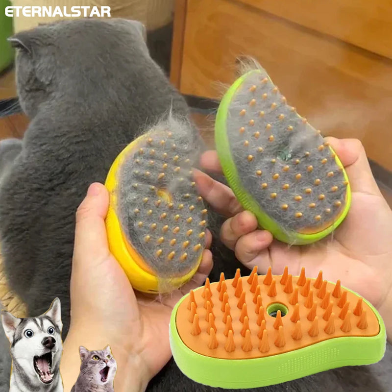 Rechargeable Steam Brush for Pets